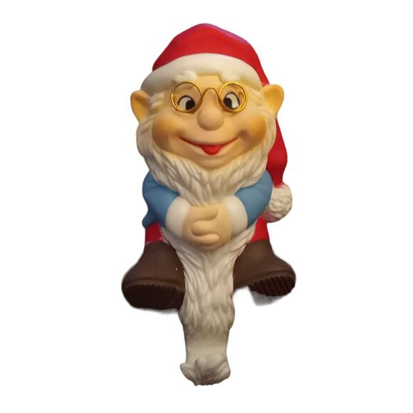 Vtg Earl Ralph Scooter Christmas Stocking Hangers Shelf Sitter Figurines 4.5" - Picture 2 of 12